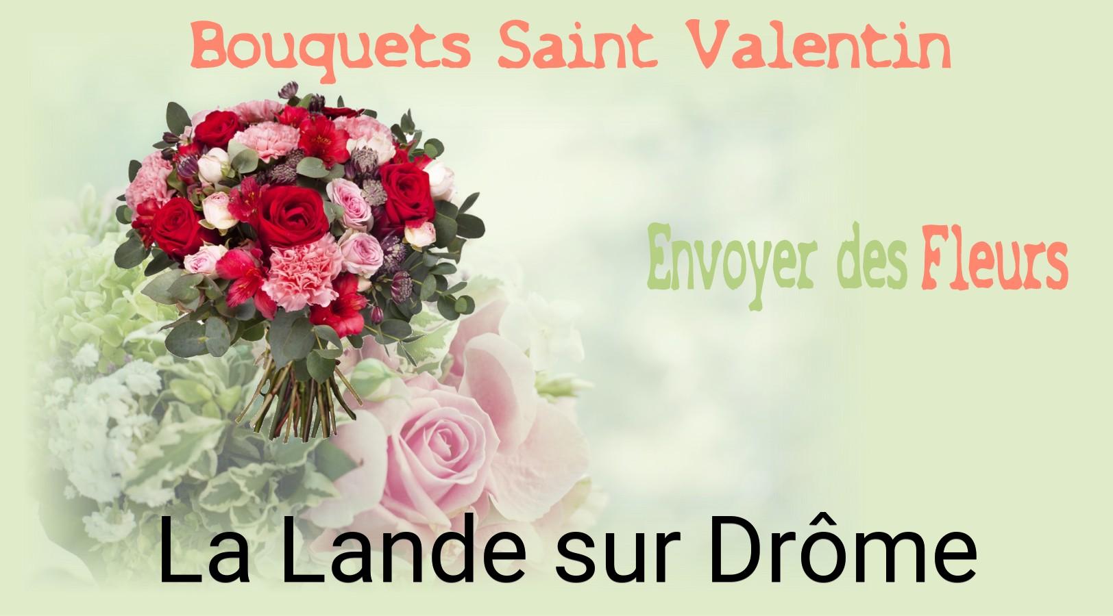 Roses de Saint-Valentin livrées à La Lande-sur-Drôme